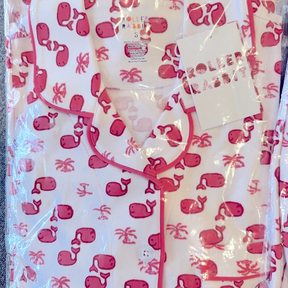 Roller Rabbit Pink Moby Polo PJ’s Size Small